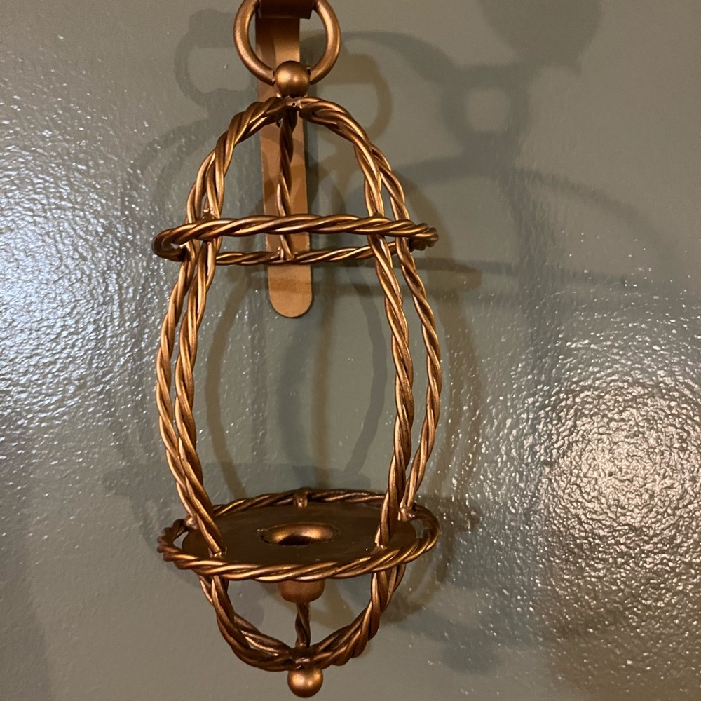 Decorative Gold Candle Holder